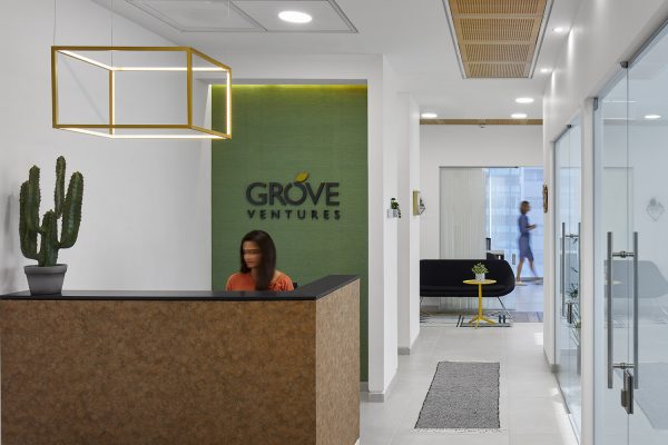תכנון ועיצוב משרדי חברת Grove Ventures  קרן הון סיכון בהנהלת דב מורן